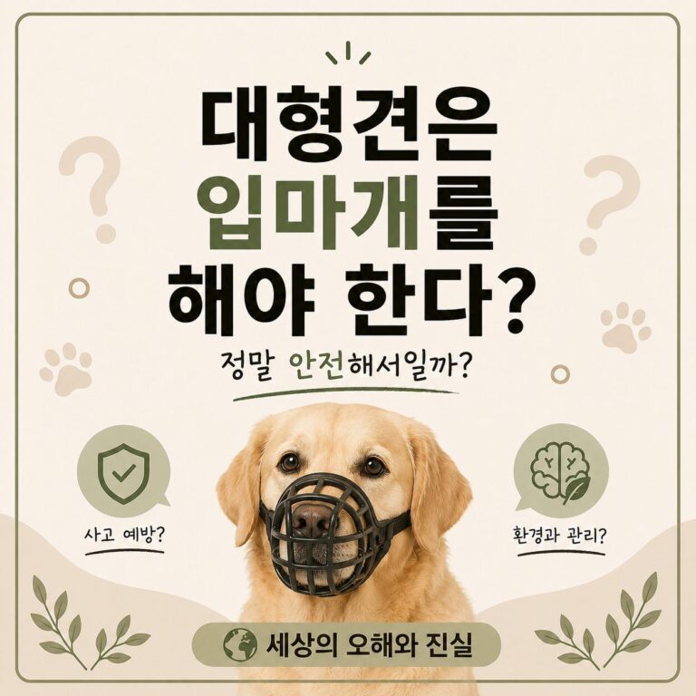 대형견 입마개